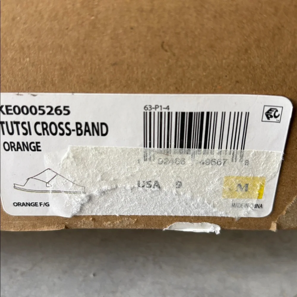 Kork-Ease Tan Leather Slide Sandals - Picture 4 of 7